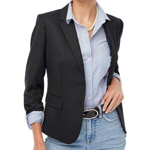 J. Crew Schoolboy Arcadia Navy Dark Academia Classic Blazer Size 0